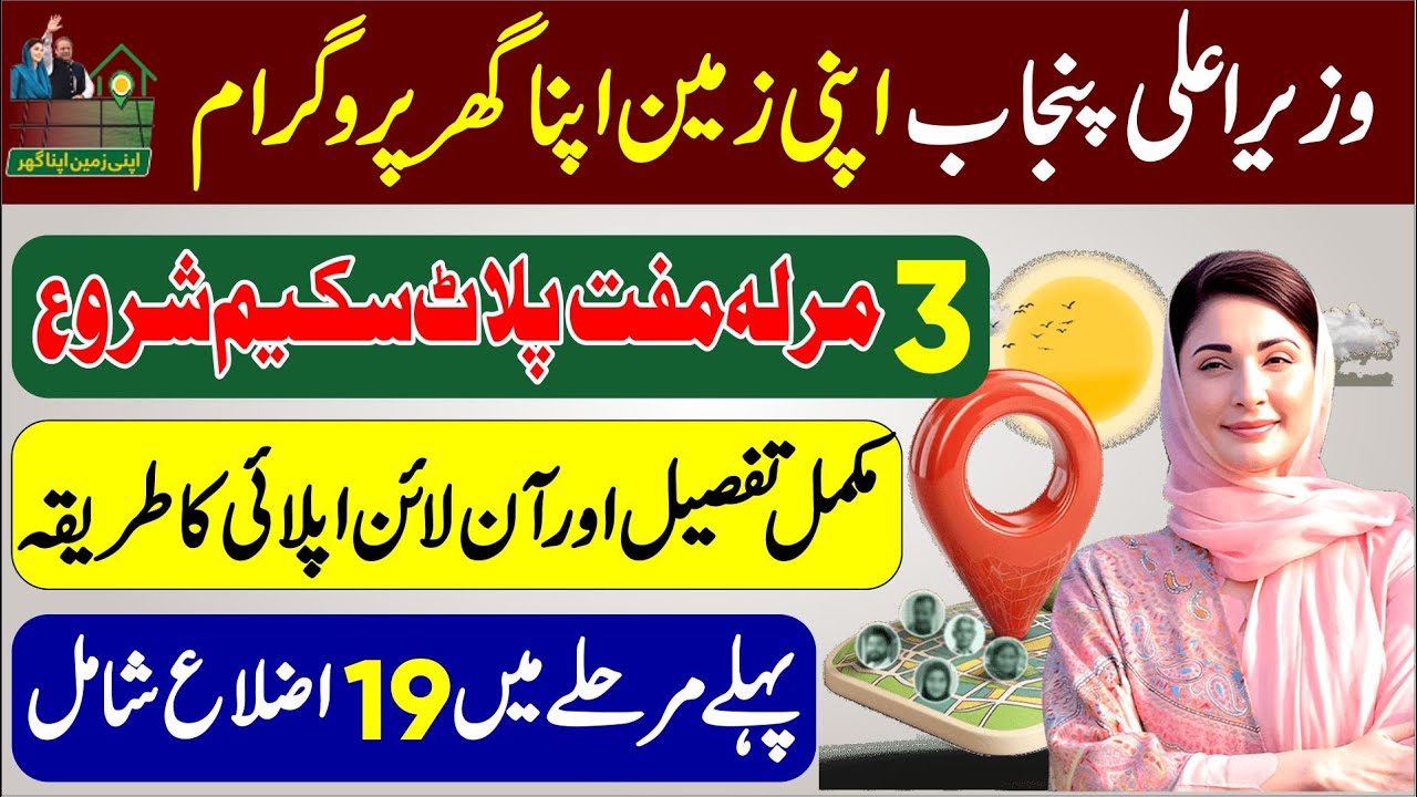 CM Punjab Apni Chhat Apna Ghar Program